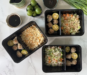 Low-Carb Siomai w 'Rice' options