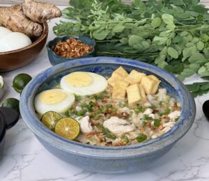 Brown Rice Chicken Arroz Caldo
